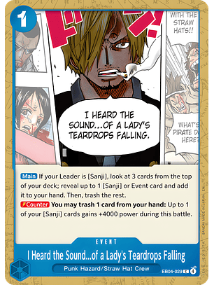 I Heard the Sound...of a Lady's Teardrops Falling (EB04-029)