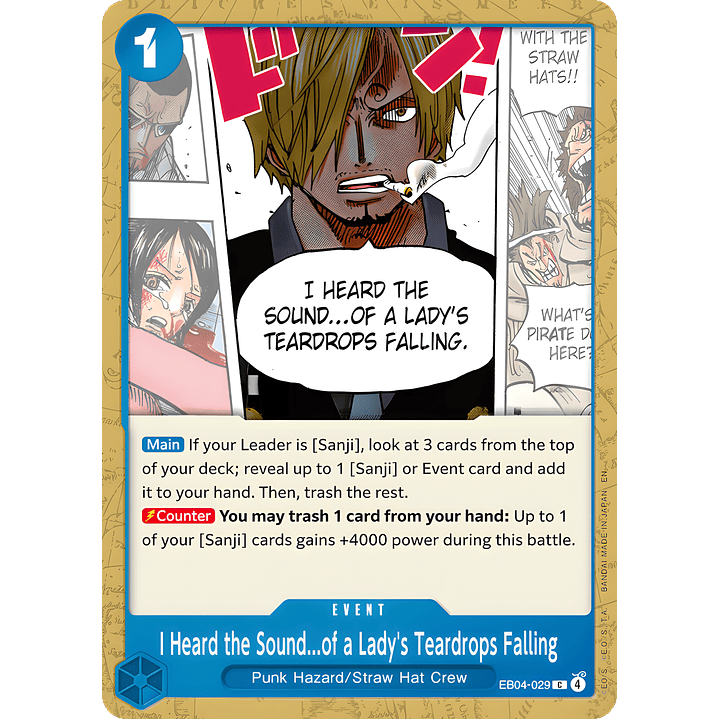 I Heard the Sound...of a Lady's Teardrops Falling (EB04-029)