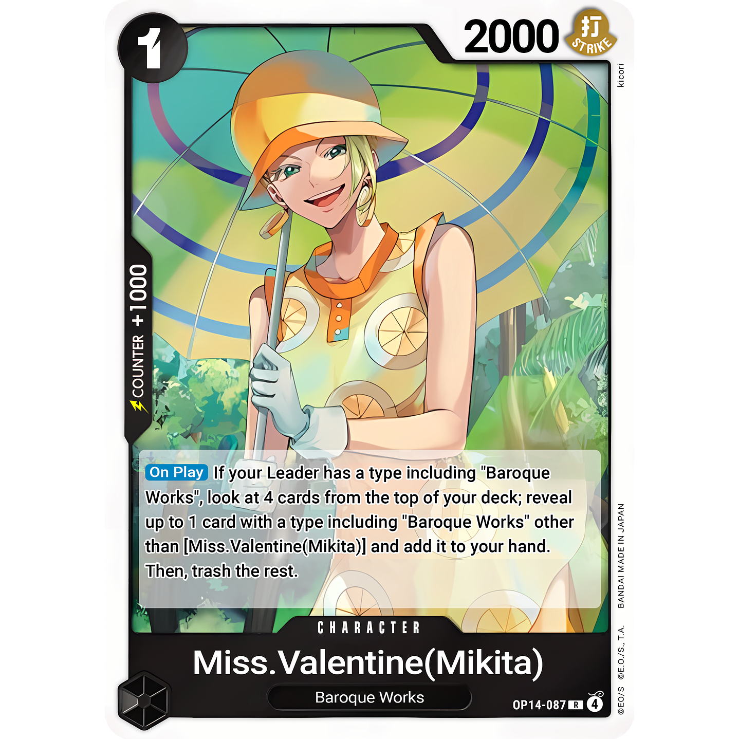Miss.Valentine(Mikita) (OP14-087)