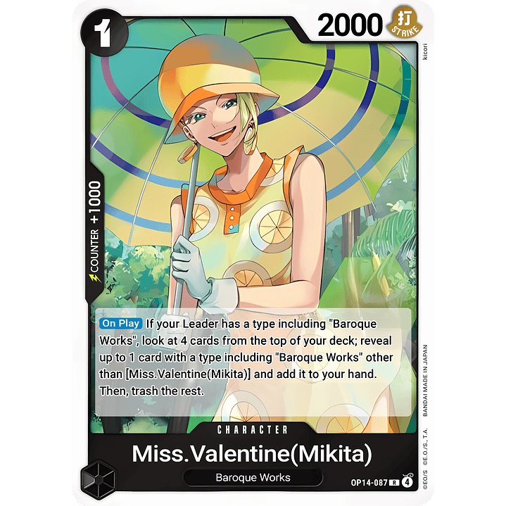 Miss.Valentine(Mikita) (OP14-087)