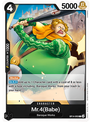 Mr.4(Babe) (OP14-093)