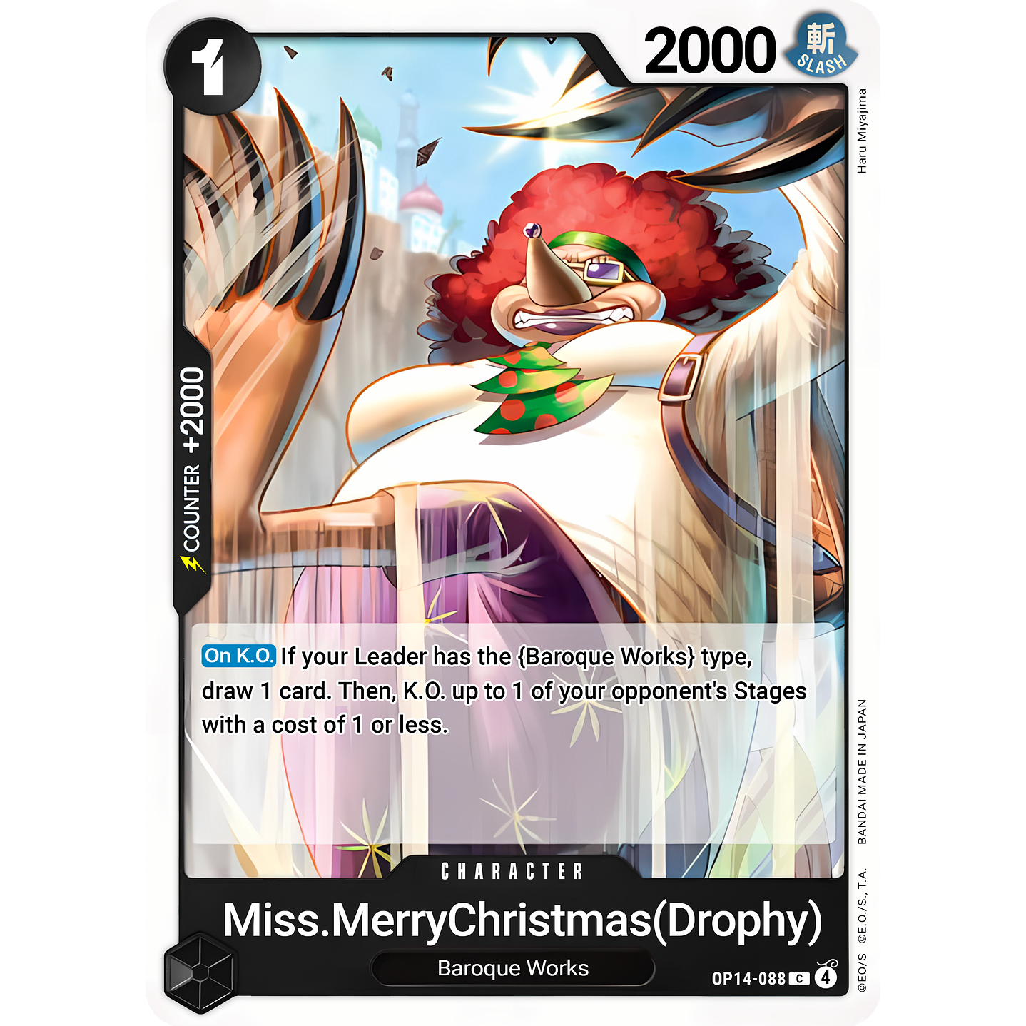 Miss.MerryChristmas(Drophy) (OP14-088)