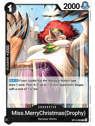 Miss.MerryChristmas(Drophy) (OP14-088)