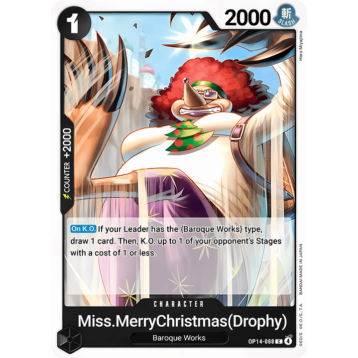 Miss.MerryChristmas(Drophy) (OP14-088)