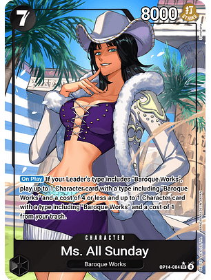 Ms. All Sunday (OP14-084) - Alternative-Art