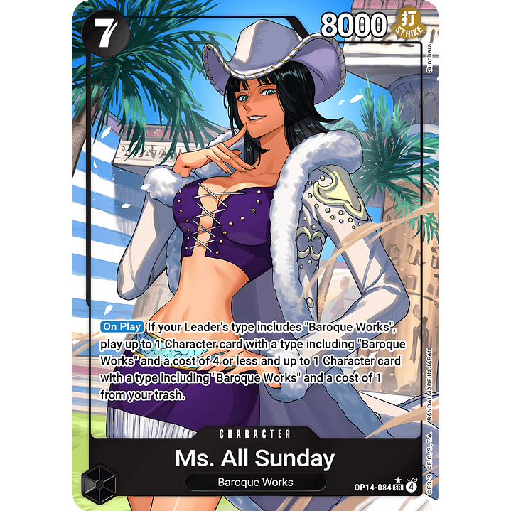 Ms. All Sunday (OP14-084) - Alternative-Art