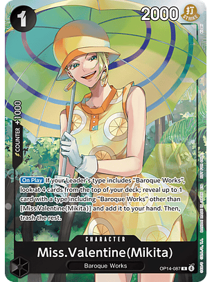 Miss.Valentine(Mikita) (OP14-087) - Dash-Pack