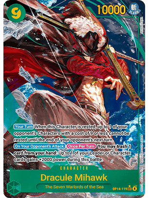 Dracule Mihawk (OP14-119) - Alternative-Art