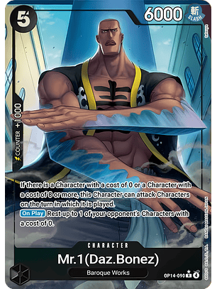 Mr.1(Daz.Bonez) (OP14-090) - Alternative-Art