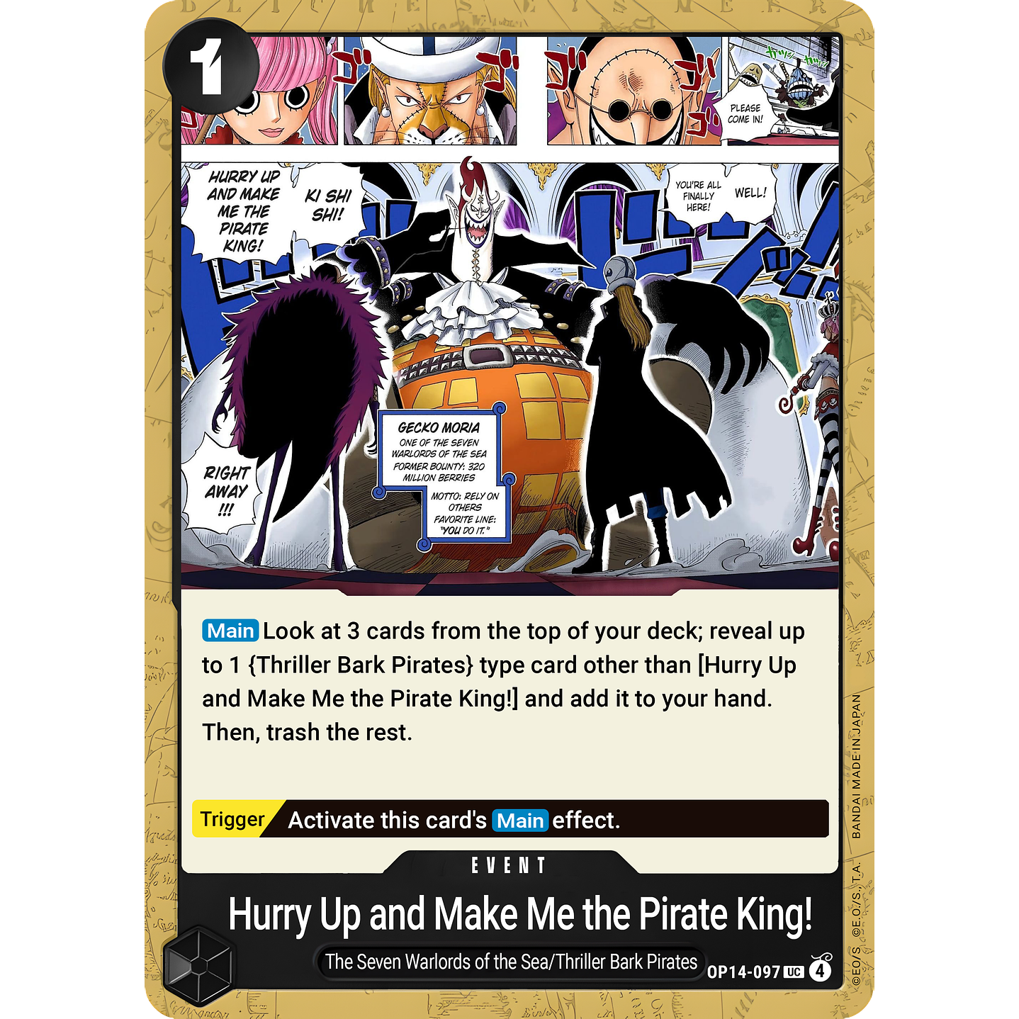 Hurry Up and Make Me the Pirate King! (OP14-097)