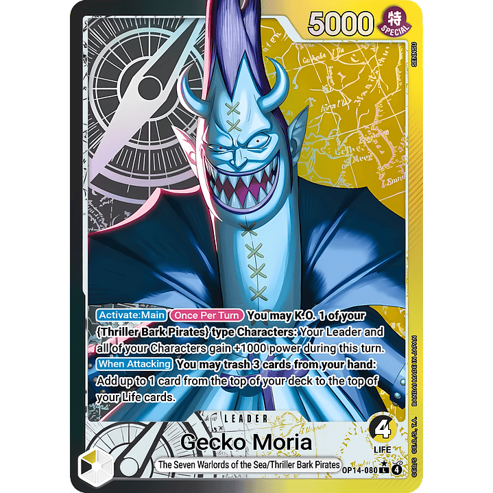 Gecko Moria (OP14-080) - Alternative-Art