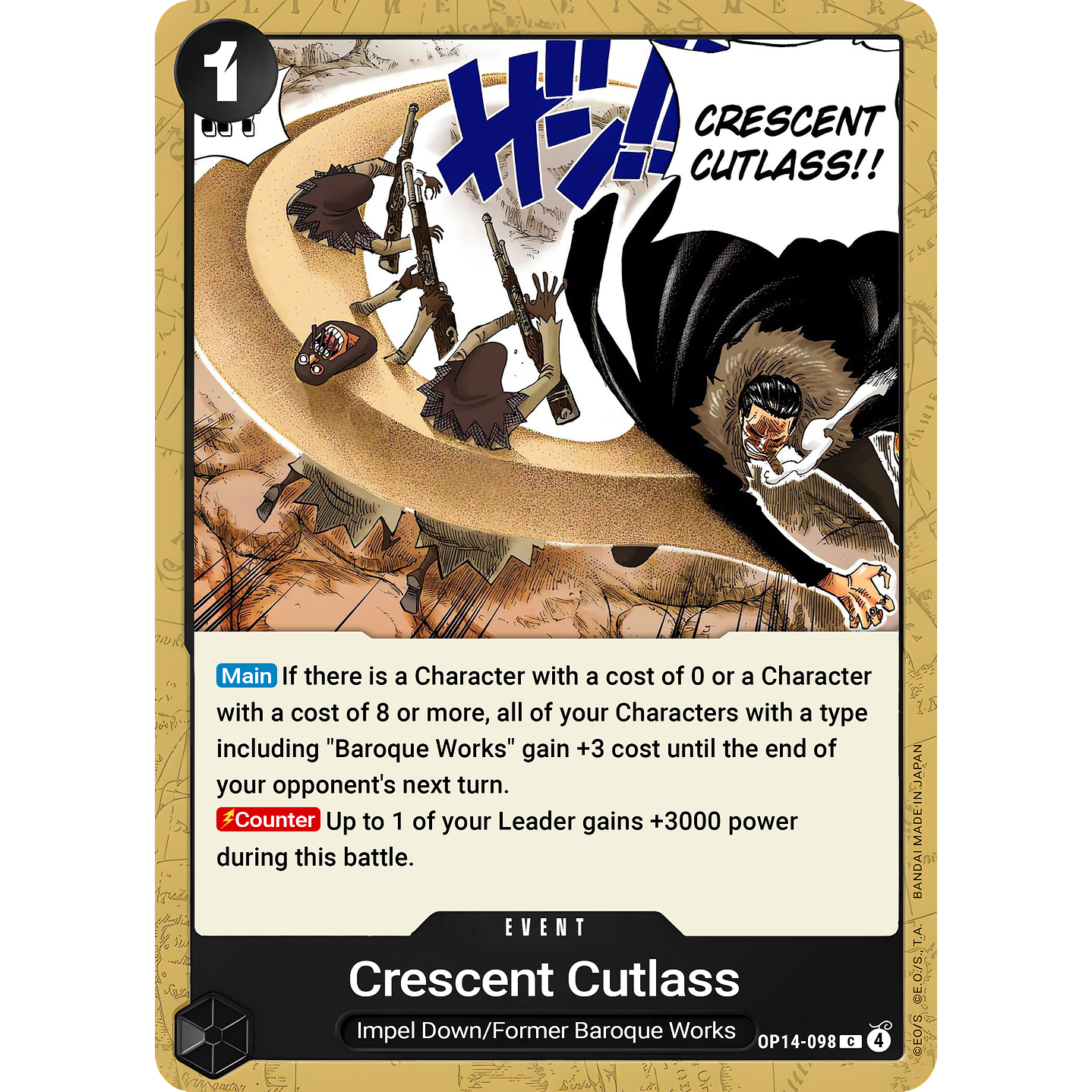 Crescent Cutlass (OP14-098)