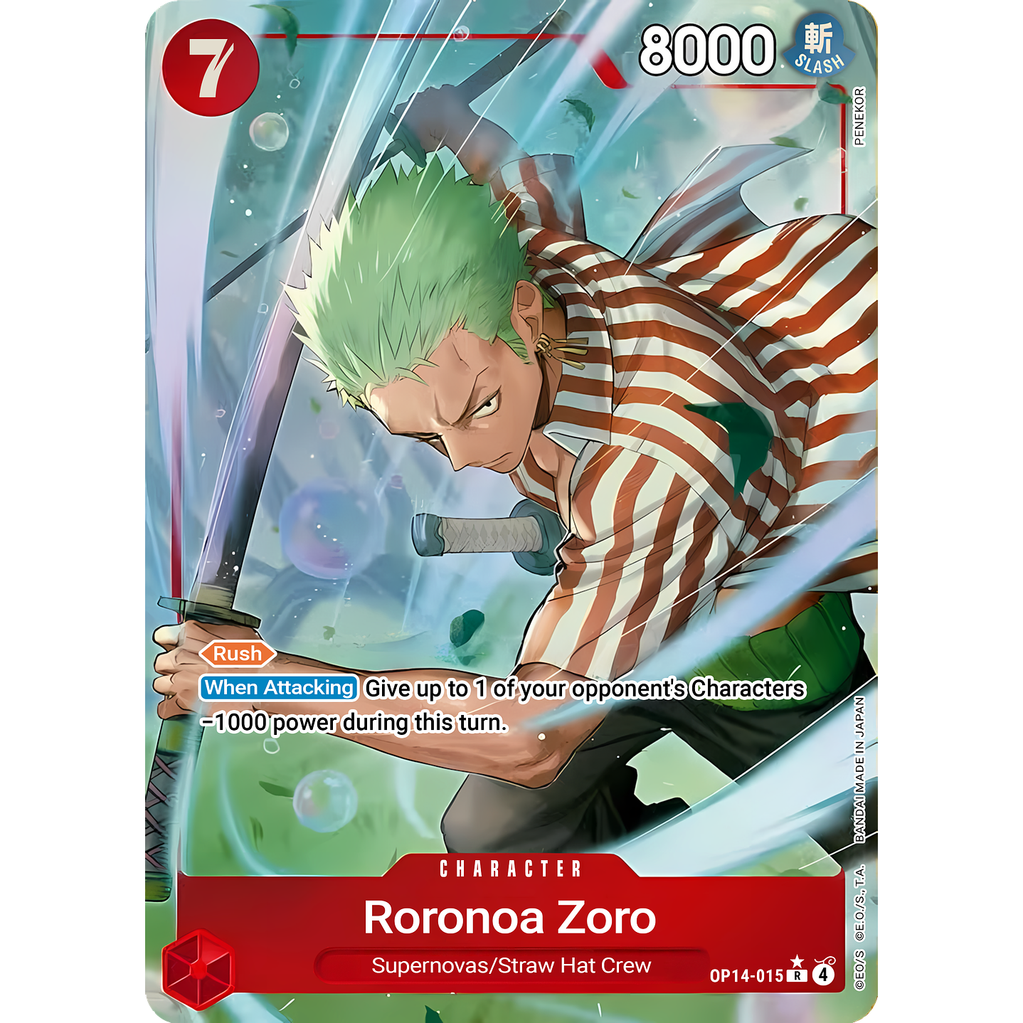Roronoa Zoro (OP14-015) - Alternative-Art