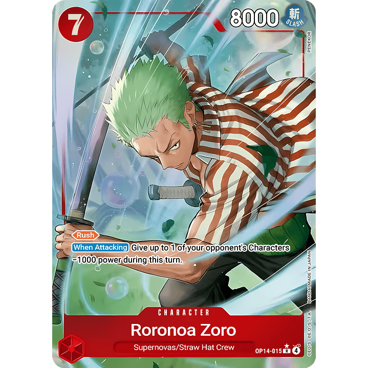 Roronoa Zoro (OP14-015) - Alternative-Art