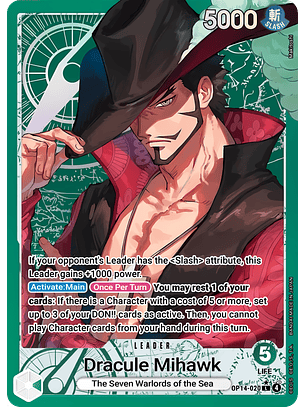 Dracule Mihawk (OP14-020) - Alternative-Art