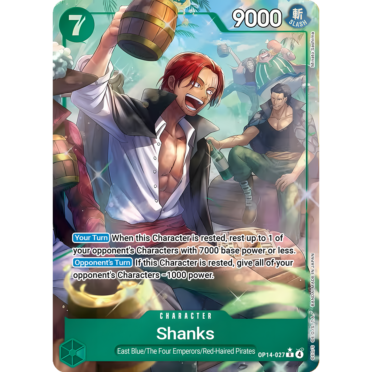 Shanks (OP14-027) - Alternative-Art