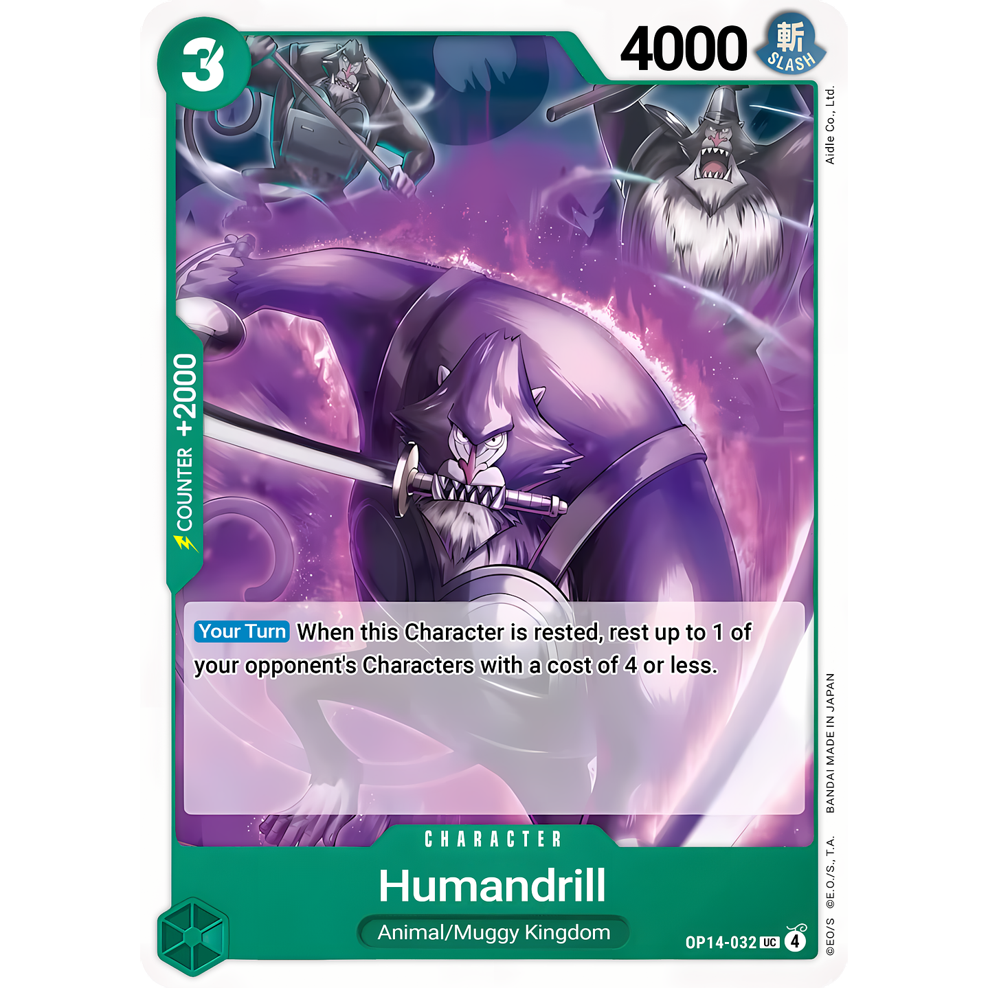 Humandrill (OP14-032)