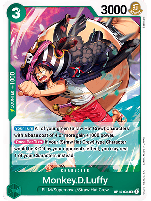 Monkey.D.Luffy (OP14-034)
