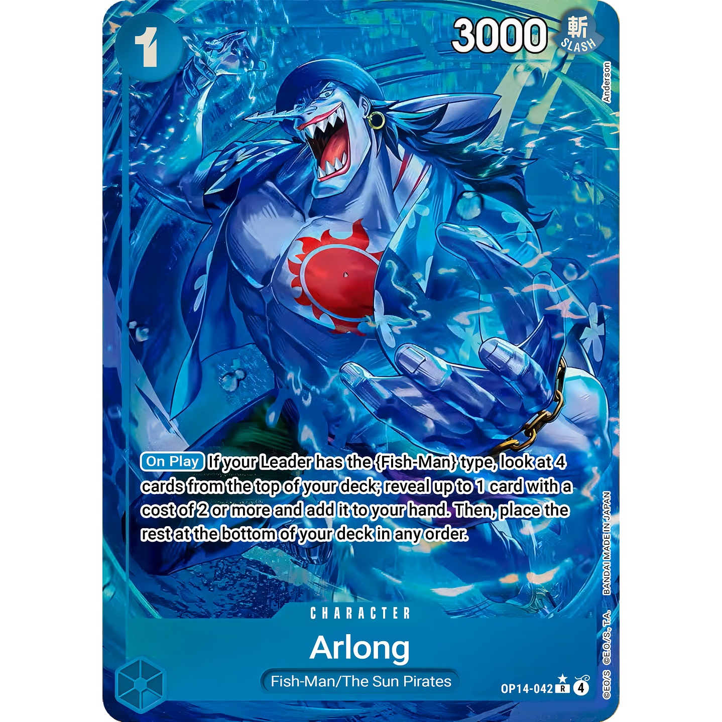 Arlong (OP14-042) - Alternative-Art