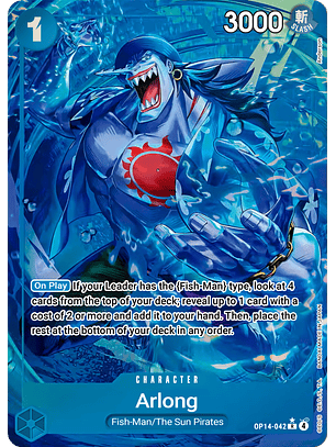 Arlong (OP14-042) - Alternative-Art
