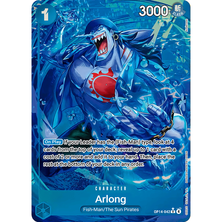 Arlong (OP14-042) - Alternative-Art