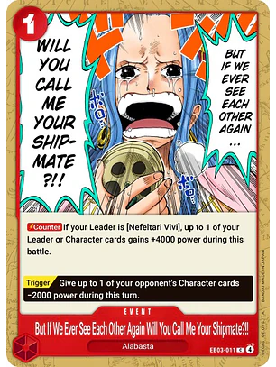 But If We Ever See Each Other Again... Will You Call Me Your Shipmate?!! (EB03-011)