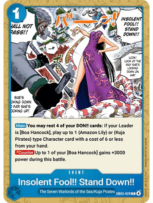 Insolent Fool!! Stand Down!! (EB03-029)