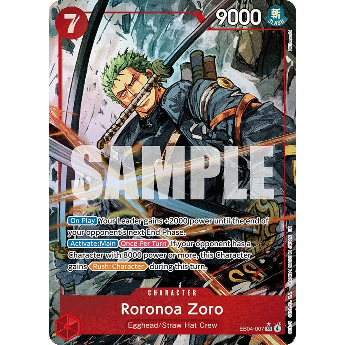 Roronoa Zoro (EB04-007) - Alternative-Art