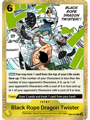 Black Rope Dragon Twister (EB04-059)