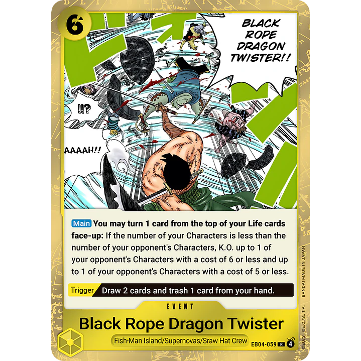 Black Rope Dragon Twister (EB04-059)