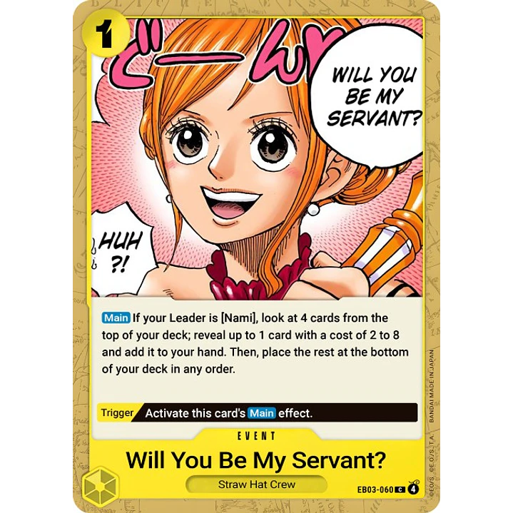 Will You Be My Servant? (EB03-060)