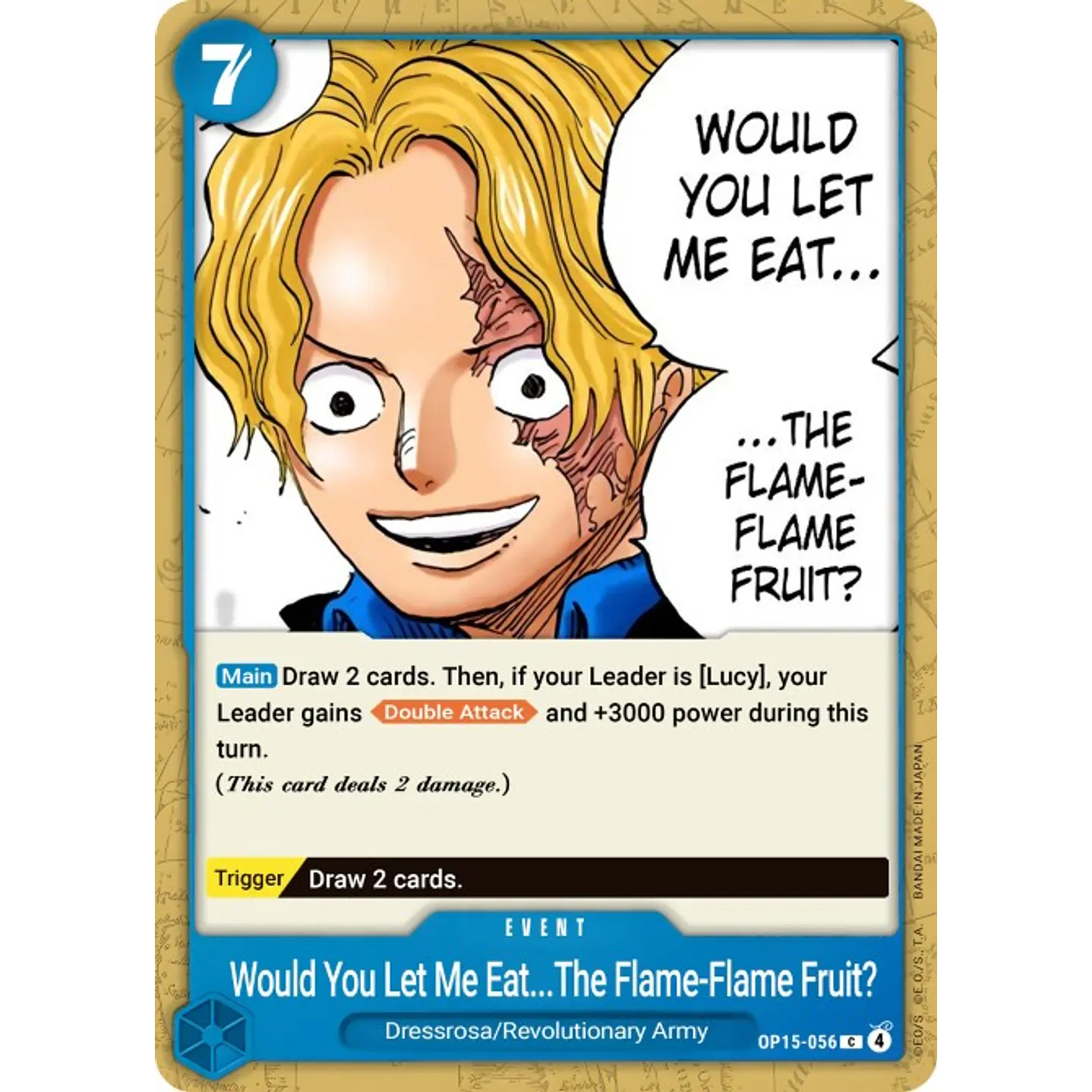 Would You Let Me Eat the Flame-Flame Fruit? (OP15-056)