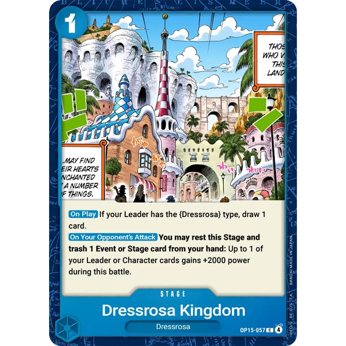 Dressrosa Kingdom (OP15-057)