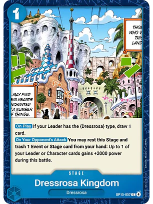 Dressrosa Kingdom (OP15-057)