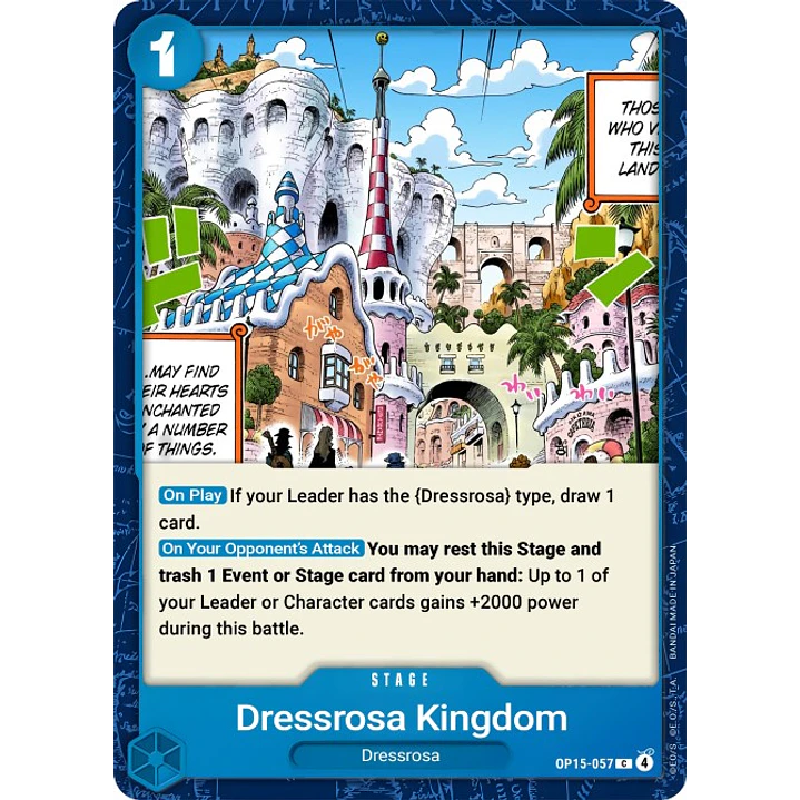 Dressrosa Kingdom (OP15-057)