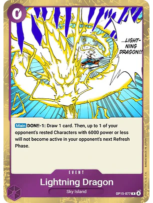 Lightning Dragon (OP15-077)