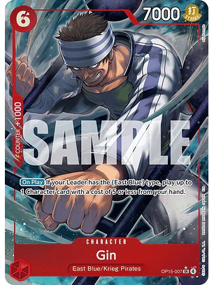 Gin (OP15-007) - Alternative-Art