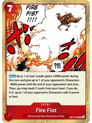 Fire Fist (OP15-020)