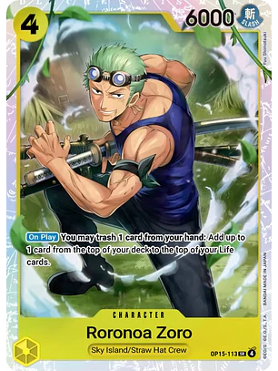 Roronoa Zoro (OP15-113)