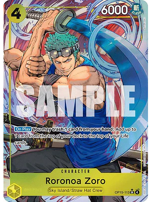 Roronoa Zoro (OP15-113) - Alternative-Art