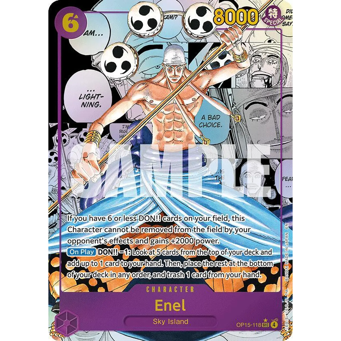 Enel (OP15-118) - Alternative-Art-Manga