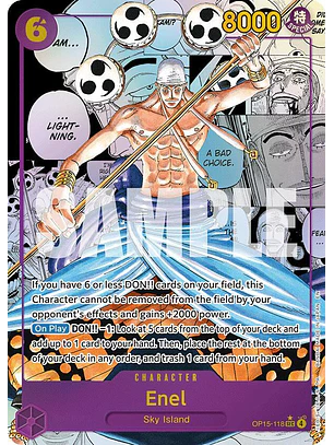 Enel (OP15-118) - Alternative-Art-Manga