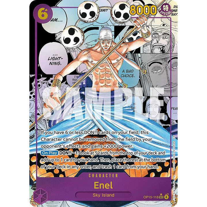 Enel (OP15-118) - Alternative-Art-Manga