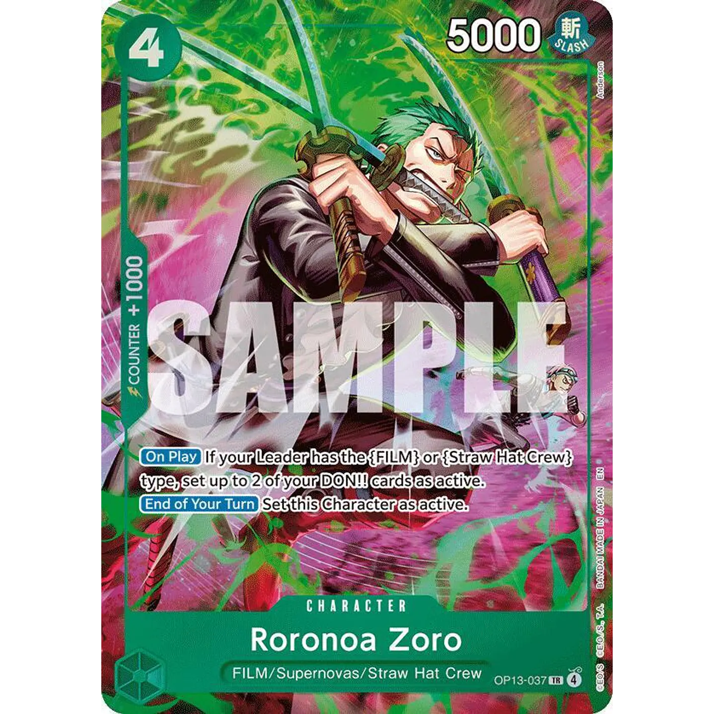 Roronoa Zoro (OP13-037) - TR