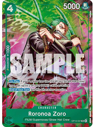 Roronoa Zoro (OP13-037) - TR