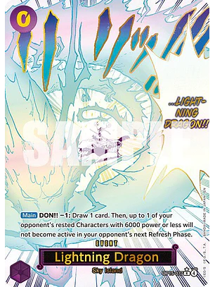 Lightning Dragon (OP15-077) - Alternative-Art