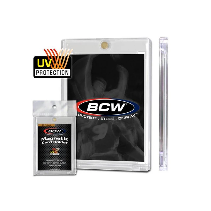 BCW MAGNETIC CARD HOLDER - 35 PT
