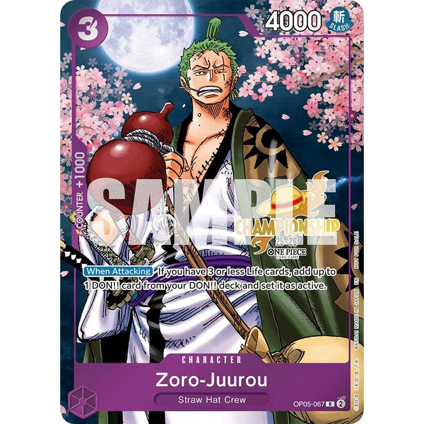 Zoro-Juurou (OP05-067) - CS-25-26-Event-Pack