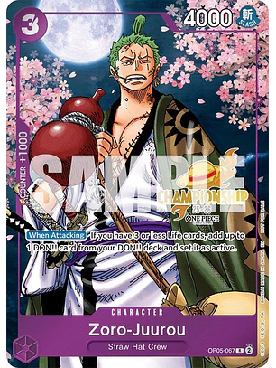 Zoro-Juurou (OP05-067) - CS-25-26-Event-Pack