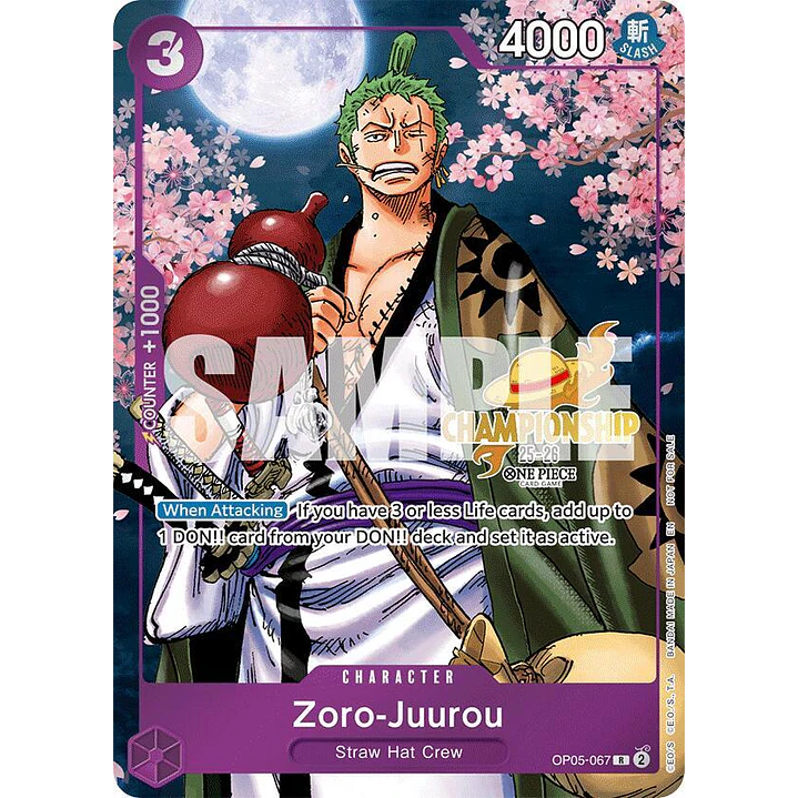 Zoro-Juurou (OP05-067) - CS-25-26-Event-Pack